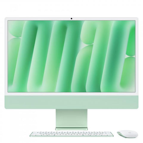 APPLE iMAC 2024 24" RETINA DISPLAY 4.5K ALL IN ONE 23.5" CHIP APPLE M4 CPU 10-CORE GPU 10 CORE RAM 16GB SSD 512GB WI-FI 6E-GIGABIT LAN ITALIA VERDE