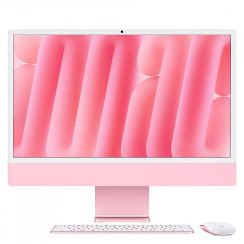 Apple iMac Apple M M4 59,7 cm (23.5") 4480 x 2520 Pixel PC All-in-one 16 GB 512 GB SSD macOS Sequoia Wi-Fi 6E (802.11ax) Rosa
