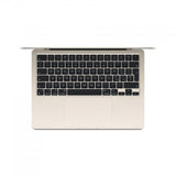 APPLE MACBOOK AIR 13" 13.6" CHIP APPLE M2 CPU 8-CORE E GPU 8-CORE RAM 16GB SSD 256GB ITALIA STARLIGHT