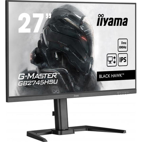 iiyama G-MASTER GB2745HSU-B2 LED display 68,6 cm [27] 1920 x 1080 Pixel Full HD Nero (27IN IPS GAMING G-MASTER BLACK - HAWK FREESYNC 1920X1080 100HZ 30)