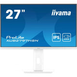 iiyama ProLite XUB2797HSN-W2 Monitor PC 68,6 cm [27] 1920 x 1080 Pixel Full HD LED Bianco (27 ProLite XUB2797HSN-W2 - 27 IPS technology panel with USB-C dock and RJ45 [LAN])