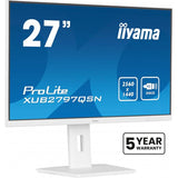 iiyama G-MASTER XUB2797QSN-W2 Monitor PC 68,6 cm [27] 2560 x 1440 Pixel Quad HD LED Bianco (iiyama G-MASTER XUB2797QSN-W2 computer monitor 68.6 cm [27'] 2560 x 1440 pixels 4K Ultra HD LED White)