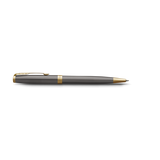 PARKER SONNET PENNA A SFERA PUNTA M FUSTO LACCATO GRIGIO CON PENNINO DORATO INCHIOSTRO NERO CONFEZIONE REGALO