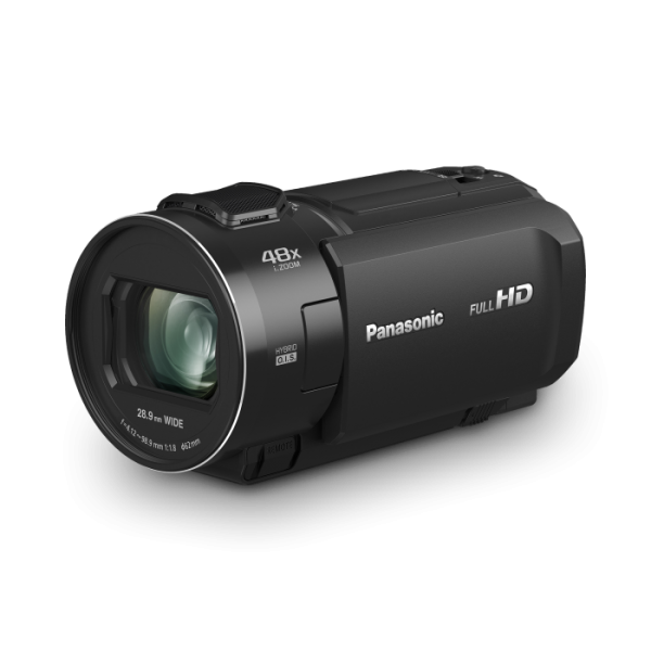 PANASONIC HC-V900E-K VIDEOCAMERA COMPATTA FULL-HD, GRANDANGOLO 25 MM, ZOOM OTTICO 24X, NERO