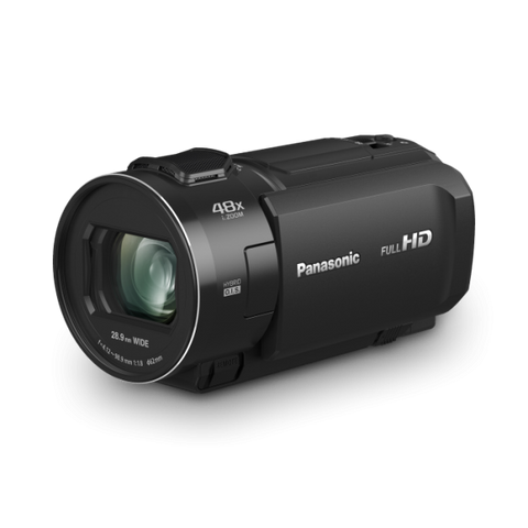 PANASONIC HC-V900E-K VIDEOCAMERA COMPATTA FULL-HD, GRANDANGOLO 25 MM, ZOOM OTTICO 24X, NERO
