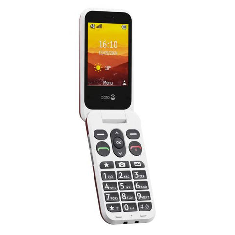 Doro Leva L31 7,11 cm [2.8] 142,7 g Rosso, Bianco Telefono cellulare basico (DORO funktionstelefon - 17 MB - GSM)