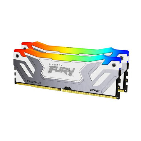 Kingston Technology FURY 48GB 8400MT/s DDR5 CL40 CUDIMM (Kit da 2) Renegade RGB Bianco XMP