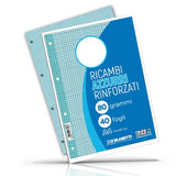 BLASETTI RICAMBI RINFORZATI A4 210X297 mm 100GR 40 FOGLI A RIGHE 1R AZZURRO