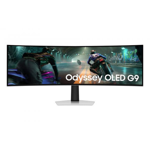 Samsung S49DG912SU Monitor PC 124,5 cm [49] 5120 x 1440 Pixel Dual QHD OLED Argento (49IN ODYSSEY OLED G9 DQHD 144HZ)
