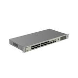 24-Port Gigabit L2 Managed POE Switch 24 Gigabit RJ45 POE/POE+ Ports 4 SFP Slots 370W PoE power budget 19-inch Rack-mountable Stell Case