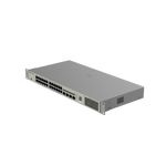 24-Port Gigabit L2 Managed POE Switch 24 Gigabit RJ45 POE/POE+ Ports 4 SFP Slots 370W PoE power budget 19-inch Rack-mountable Stell Case