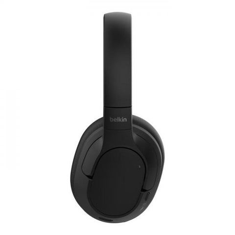 Belkin AUD008HQBK cuffia e auricolare Cuffie Wireless A Padiglione Musica e Chiamate USB tipo-C Bluetooth Nero