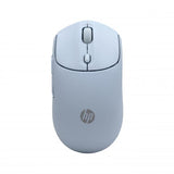 HP 400 MOUSE WIRELESS SILENT TOUCH ULTRA SILENZIOSO RF + BLUETOOTH 6.000 DPI 5 TASTI AZZURRO