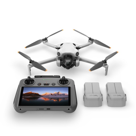 DJI Mini 4 Pro Fly More Combo [RC 2] 4 rotori Quadrirotore 48 MP 3840 x 2160 Pixel 2590 mAh Nero, Bianco (DJI Mini 4 Pro Fly More Combo [RC 2])