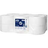 TORK CARTA IGIENICA MINI JUMBO 2 VELI 170 MT BIANCO CONF 12 Pz.