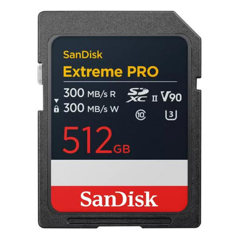 SanDisk Extreme PRO 512 GB SDXC UHS-II Classe 10