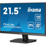 iiyama ProLite XU2293HSU-B7 Monitor PC 54,6 cm [21.5] 1920 x 1080 Pixel Full HD LED Nero (iiyama PROLITE XU2293HSU-B7 22 inch IPS Monitor, Full HD, 1ms, USB Hubx2, HDMI, DisplayPort, Freesync, 100Hz,