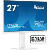 iiyama ProLite XUB2797HSU-W2 Monitor PC 68,6 cm (27") 1920 x 1080 Pixel Full HD LED Bianco