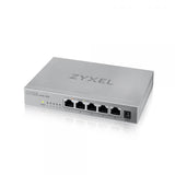 Zyxel XMG-105 Non gestito 2.5G Ethernet [100/1000/2500] Grigio (XMG-105 5 PORTS 2.5G + 1 SFP+ - MULTIGIG UNMANAG DESKTOP SWITCH)