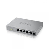 Zyxel XMG-105 Non gestito 2.5G Ethernet [100/1000/2500] Grigio (XMG-105 5 PORTS 2.5G + 1 SFP+ - MULTIGIG UNMANAG DESKTOP SWITCH)