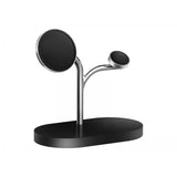 Samsung GP-PWU024WIABW Caricabatterie per dispositivi mobili Auricolare, Smartphone, Orologio intelligente Nero, Argento USB Carica wireless Interno