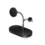 Samsung GP-PWU024WIABW Caricabatterie per dispositivi mobili Auricolare, Smartphone, Orologio intelligente Nero, Argento USB Carica wireless Interno