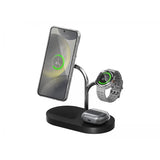 Samsung GP-PWU024WIABW Caricabatterie per dispositivi mobili Auricolare, Smartphone, Orologio intelligente Nero, Argento USB Carica wireless Interno