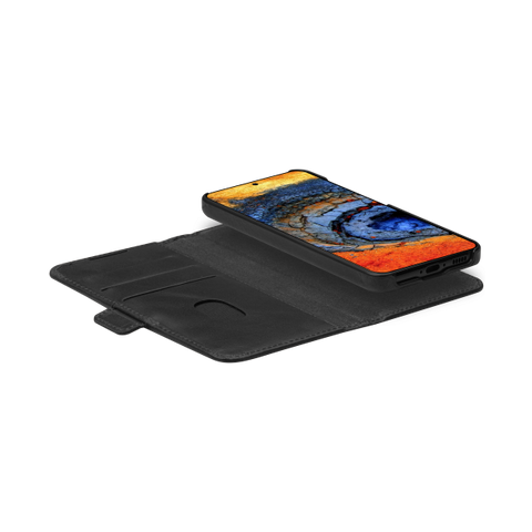 dbramante1928 Lynge custodia per cellulare 17 cm [6.7] Custodia flip a libro Nero (dbramante1928 Lynge - Flip cover per cellulare - pelle pieno fiore - nero - per Samsung Galaxy A56)