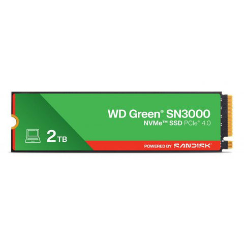 SanDisk SN3000 500 GB M.2 PCI Express 4.0 NVMe QLC 3D NAND (WD Green - 500 GB - SSD)