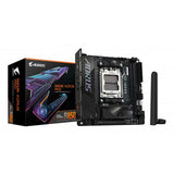 GIGABYTE B850I AORUS PRO Scheda Madre - Supporta processori AMD Ryzen Serie 9000, VRM digitale a 8+2+1 fasi, fino a 8400MHz DDR5 [OC], 1xPCIe 5.0 + 1xPCIe 4.0 M.2, 2.5LAN, WIFI 7, USB 3.2 Gen 2 (MB A
