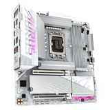 Gigabyte B860M AORUS ELITE WIFI6E ICE Intel 1851 Socket Motherboard, Micro-ATX, 4x DDR5 Slots, 3x M.2 Sockets, Fitted I/O Shield, 2.5GbE LAN, Wi-Fi 6E, 1x DisplayPort / 1x HDMI / 1x USB-C [USB4]