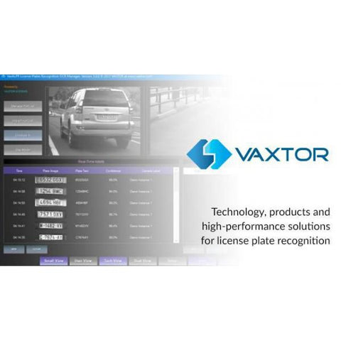 Ernitec E-ER-ALPR-OC-VAX software multimediale (Vaxtor ALPR OC License - Warranty: 12M)