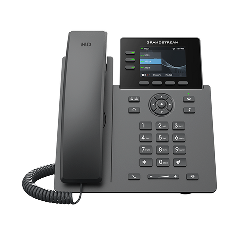 Grandstream Networks GRP2611G telefono IP Nero 3 linee TFT