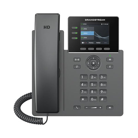 Grandstream Networks GRP2611G telefono IP Nero 3 linee TFT