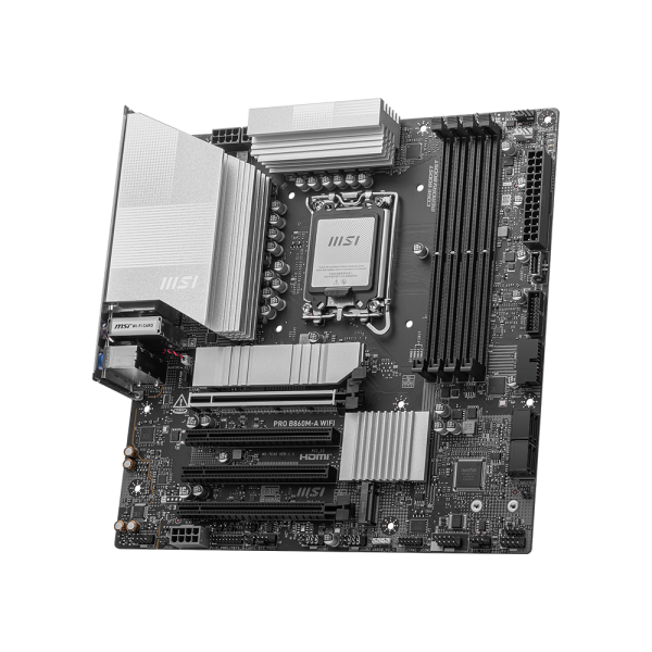 MSI PRO B860M-A WIFI scheda madre Intel B860 LGA 1851 (Socket V1) micro ATX