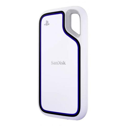 SANDISK EXTREME PORTABLE SSD 2TB ESTERNO PORTATILE USB-C 3.2 GEN 2 PLAYSTASTION 5 BIANCO