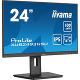 iiyama XUB2493HSU-B7 Monitor PC 60,5 cm [23.8] 1920 x 1080 Pixel Full HD LED Nero (iiyama ProLite XUB2493HSU-B7 - Monitor a LED - 24 - 1920 x 1080 Full HD [1080p] @ 100 Hz - IPS - 250 cd/m? - 1300:1