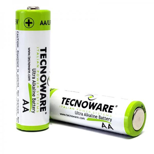 TECNOWARE POWER SYSTEMS ULTRA MAXI PACK BATTERIE STILO AA 1.5 V ALCALINE CONF.40 Pz.