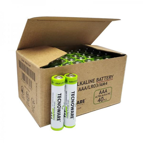 TECNOWARE BATTERIE MINISTILO AAA POWER SYSTEMS ULTRA ALCALINE CONF. 40PZ