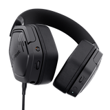 Trust GXT 493 Carus Auricolare Con cavo e senza cavo A Padiglione, Casco Gaming USB Type-C / USB Type-A Bluetooth Nero