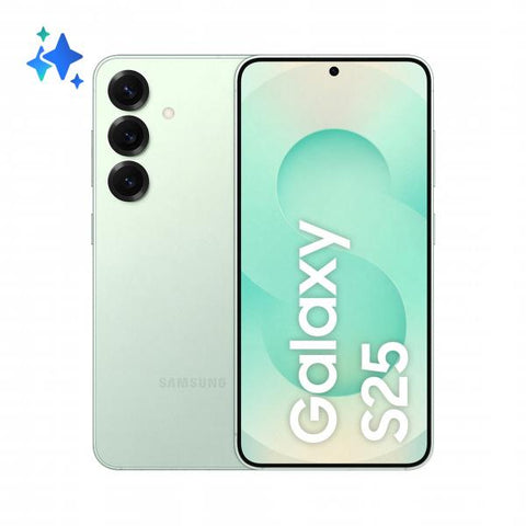 Samsung Galaxy S25 15,8 cm [6.2] Doppia SIM Android 15 5G USB tipo-C 12 GB 512 GB 4000 mAh Colore menta (Samsung Galaxy S25 - mynte - 5G smartp)