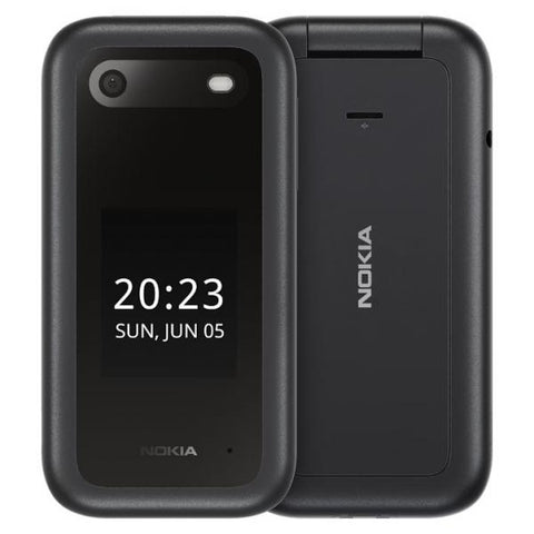 Nokia 2660 Flip 7,11 cm [2.8] 136,4 g Nero Telefono cellulare basico (HMD 2660 FLIP TA-1711 DS GB COSY BLACK)