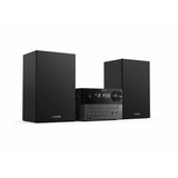 PHILIPS TAM3505M2 SISTEMA MICRO HIFI, CON BLUETOOTH, LETTORE CD, USB, RADIO FM E DAB+ AURACAST 20 W NERO ARGENTO