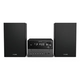PHILIPS TAM3505M2 SISTEMA MICRO HIFI, CON BLUETOOTH, LETTORE CD, USB, RADIO FM E DAB+ AURACAST 20 W NERO ARGENTO