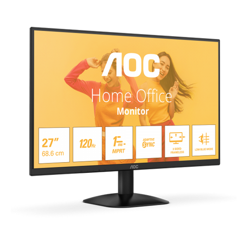 MONITOR AOC LED 27" WIDE 27B35HM VA 1920X1080 100HZ 4MS 250CD/MQ 3.000:1 VGA HDMI