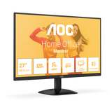 MONITOR AOC LED 27" WIDE 27B35HM VA 1920X1080 100HZ 4MS 250CD/MQ 3.000:1 VGA HDMI