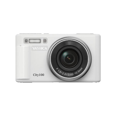 Yashica City 100 Fotocamera compatta 72 MP CMOS Argento, Bianco