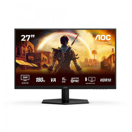 AOC G4 Q27G42XNE Monitor PC 68,6 cm [27] 2560 x 1440 Pixel Quad HD LED Nero, Rosso (AOC 27 VA MONITOR SPK Q27G42XNE)