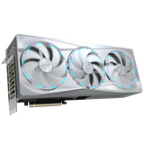 GIGABYTE AORUS GeForce RTX 5080 MASTER ICE 16G Scheda Grafica - 16GB GDDR7, 256 bit, PCI-E 5.0, 2805MHz Core Clock, 3 x DP 2.1a, 1 x HDMI 2.1b, NVIDIA DLSS 4, GV-N5080AORUSM ICE-16GD