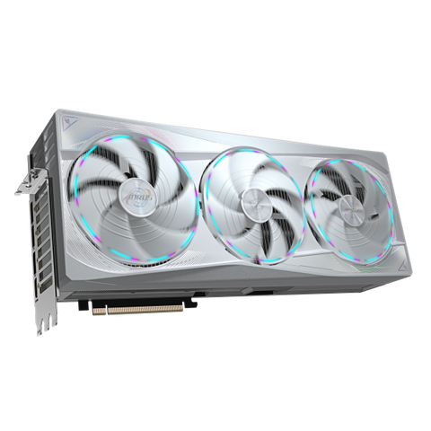 GIGABYTE AORUS GeForce RTX 5090 MASTER ICE 32G Scheda Grafica - 32 GB GDDR7, 512 bit, PCI-E 5.0, 2655MHz Frequenza Base, 3 x DP 2.1a, 1 x HDMI 2.1b, NVIDIA DLSS 4, GV-N5090AORUSM ICE-32GD